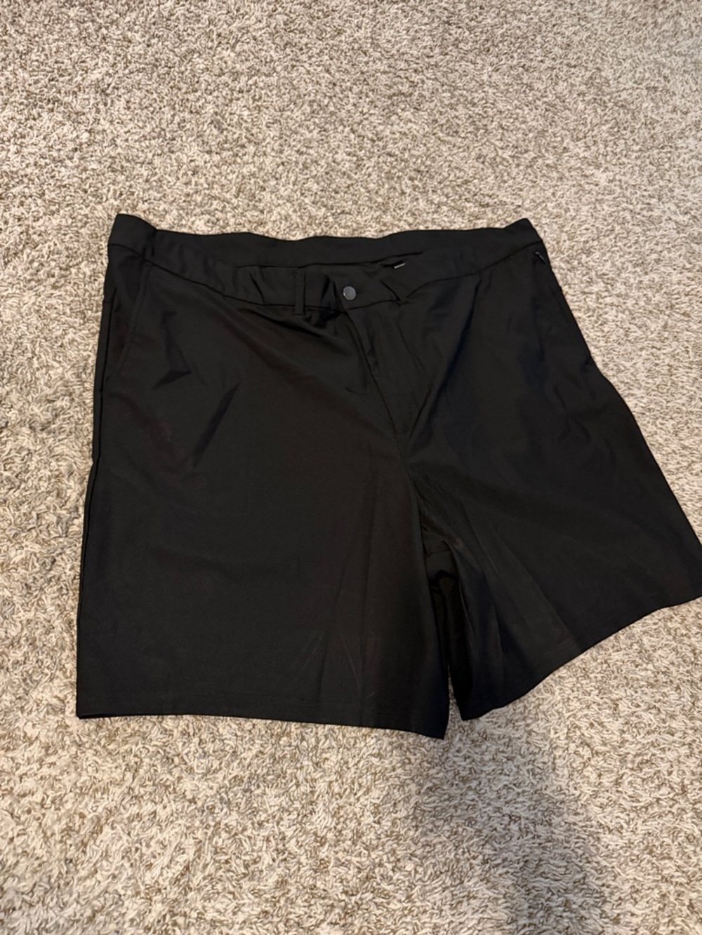 Old Navy Men's Black Flat-Front Shorts